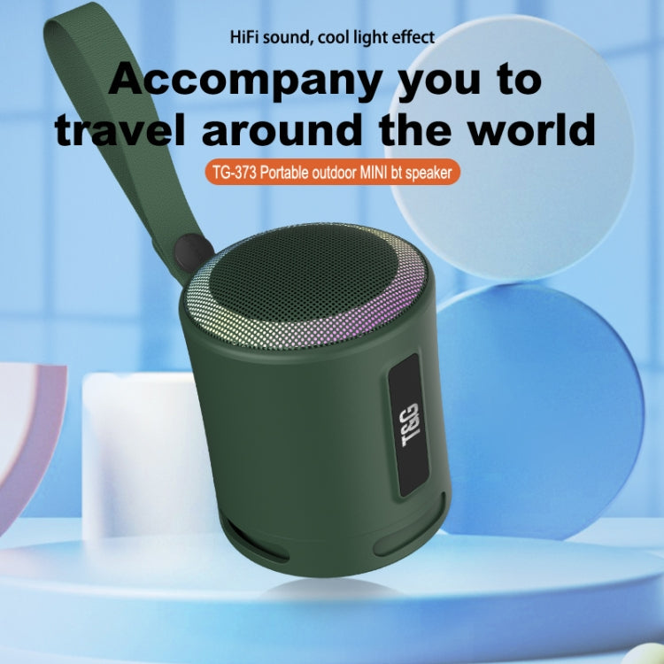 T&G TG373 Outdoor Portable LED Light RGB Multicolor Wireless Bluetooth Speaker Subwoofer(Green) - free shipping - PMC TechLife - Order now!