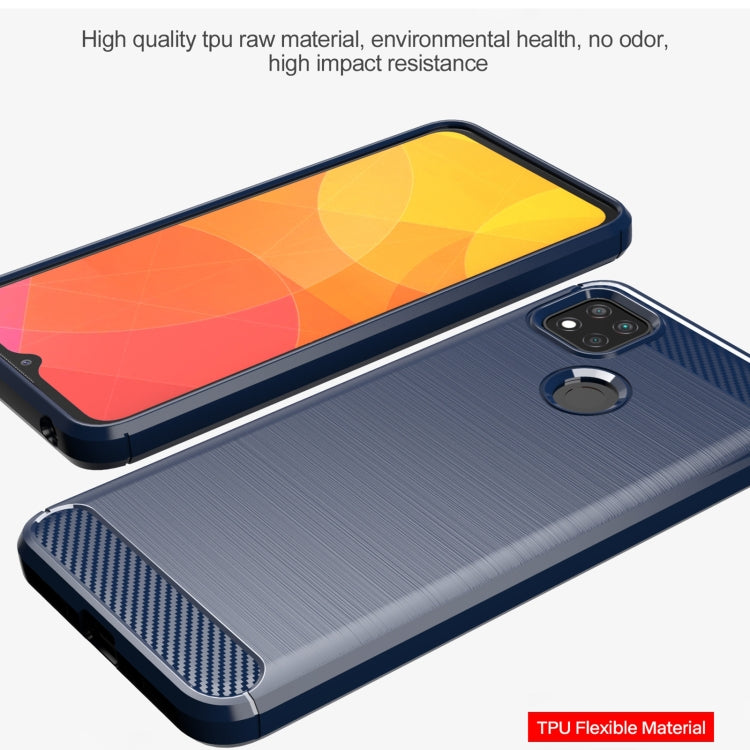 For Xiaomi Redmi 10A Brushed Texture Carbon Fiber TPU Phone Case(Black) - free shipping - PMC TechLife - Order now!