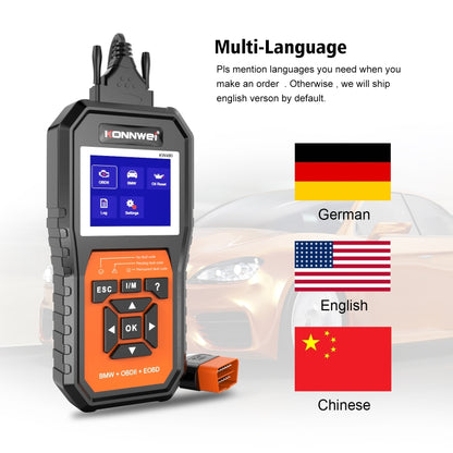 For BMW KONNWE KW480 2.8 inch Color Screen OBD2 Car Fault Detector - Code Readers & Scan Tools by KONNWEI | Online Shopping South Africa | PMC Jewellery | Buy Now Pay Later Mobicred