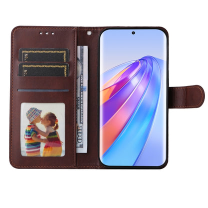 For Honor X9a/X40 5G/Magic5 Lite Classic Calf Texture Flip Leather Phone Case(Brown) - Honor Cases by PMC Jewellery | Online Shopping South Africa | PMC Jewellery