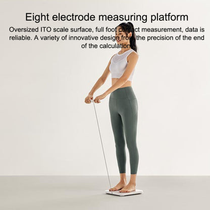 Original Xiaomi Eight Electrode Body Fat Scale WiFi Bluetooth APP Support(White) - Body Scales by Xiaomi | Online Shopping South Africa | PMC Jewellery | Buy Now Pay Later Mobicred