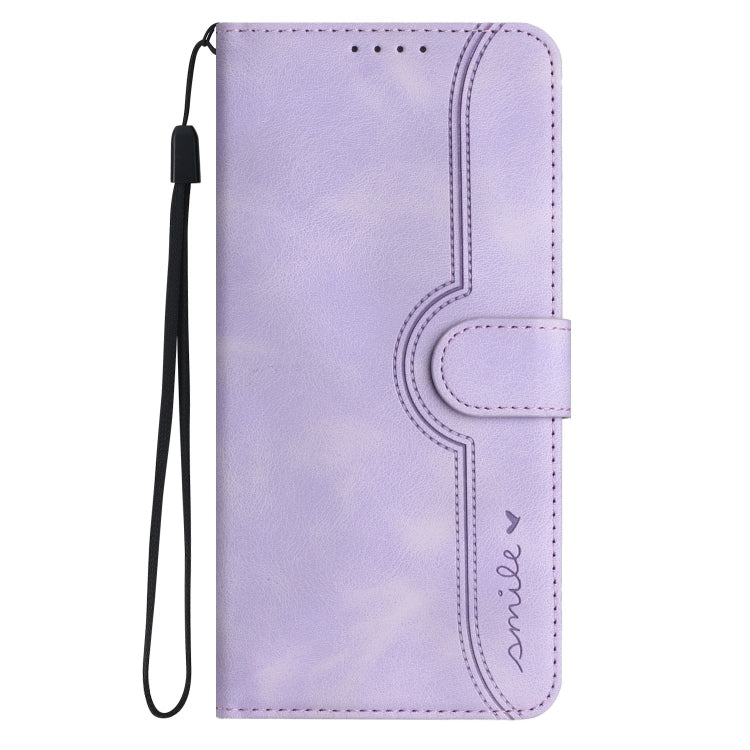 For Samsung Galaxy A34 5G Heart Pattern Skin Feel Leather Phone Case(Purple) - free shipping - PMC TechLife - Order now!