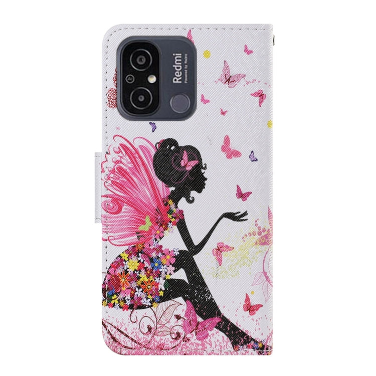 For Xiaomi Redmi 12C Colored Drawing Pattern Flip Leather Phone Case(Dancing Girl) - Xiaomi Cases by PMC Jewellery | Online Shopping South Africa | PMC Jewellery