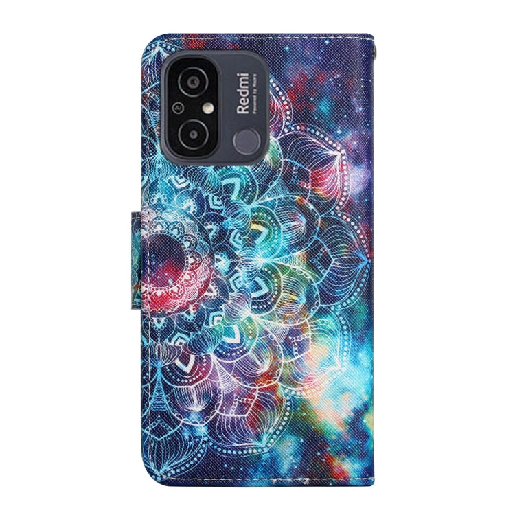 For Xiaomi Redmi 12C Colored Drawing Pattern Flip Leather Phone Case(Star Mandala) - Xiaomi Cases by PMC Jewellery | Online Shopping South Africa | PMC Jewellery