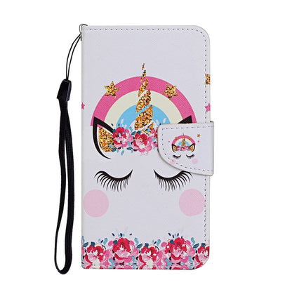 For Xiaomi Redmi 12C Colored Drawing Pattern Flip Leather Phone Case(Crown Unicorn) - Xiaomi Cases by PMC Jewellery | Online Shopping South Africa | PMC Jewellery