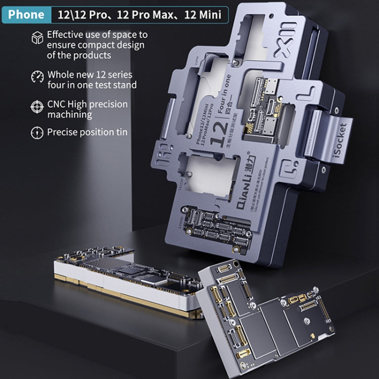 Qianli iSocket Motherboard Layered Test Fixture For iPhone 12 Series - Repair Fixture by QIANLI | Online Shopping South Africa | PMC Jewellery