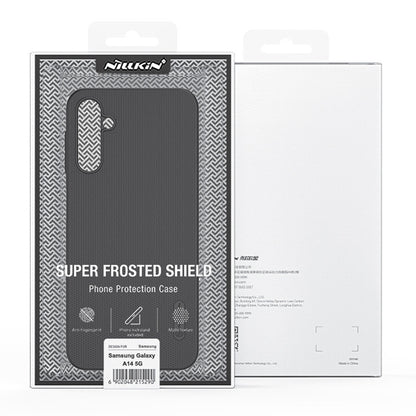 For Samsung Galaxy A14 4G NILLKIN Frosted PC Phone Case(Black) - Galaxy Phone Cases by NILLKIN | Online Shopping South Africa | PMC Jewellery