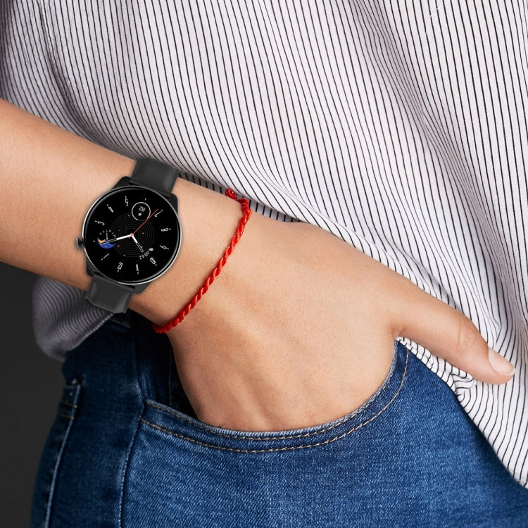 For Amazfit GTR Mini Round Tail Genuine Leather Watch Band(Brown) -  by PMC TechLife | Online Shopping South Africa | PMC TechLife