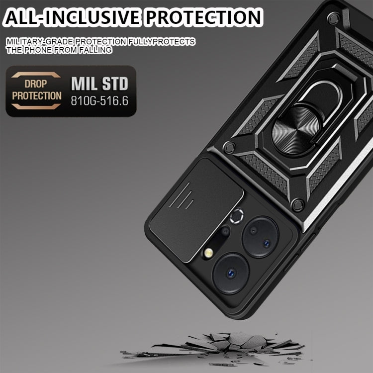 For Honor X7a 5G Sliding Camera Cover Design TPU+PC Phone Case(Silver) - free shipping - PMC TechLife - Order now!