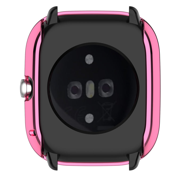 For Amazfit GTS4 Mini Full Coverage TPU Electroplating Watch Protective Case(Pink) -  by PMC Jewellery | Online Shopping South Africa | PMC Jewellery