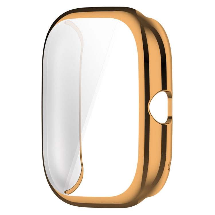 For Amazfit GTS4 Mini Full Coverage TPU Electroplating Watch Protective Case(Rose Gold) -  by PMC Jewellery | Online Shopping South Africa | PMC Jewellery