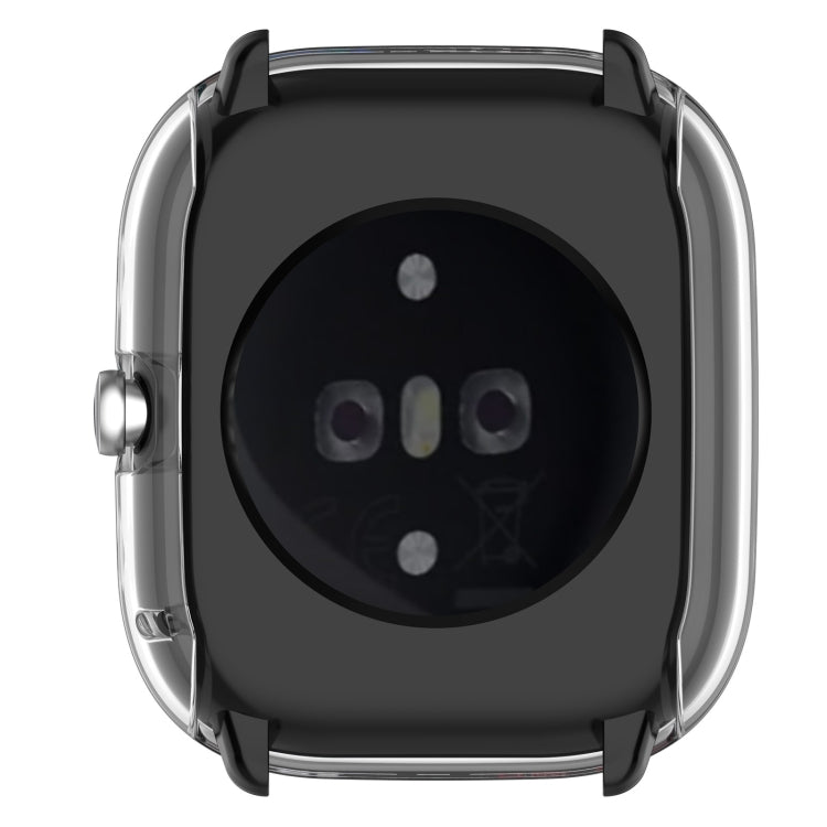 For Amazfit GTS4 Mini Full Coverage TPU Electroplating Watch Protective Case(Transparent) -  by PMC Jewellery | Online Shopping South Africa | PMC Jewellery