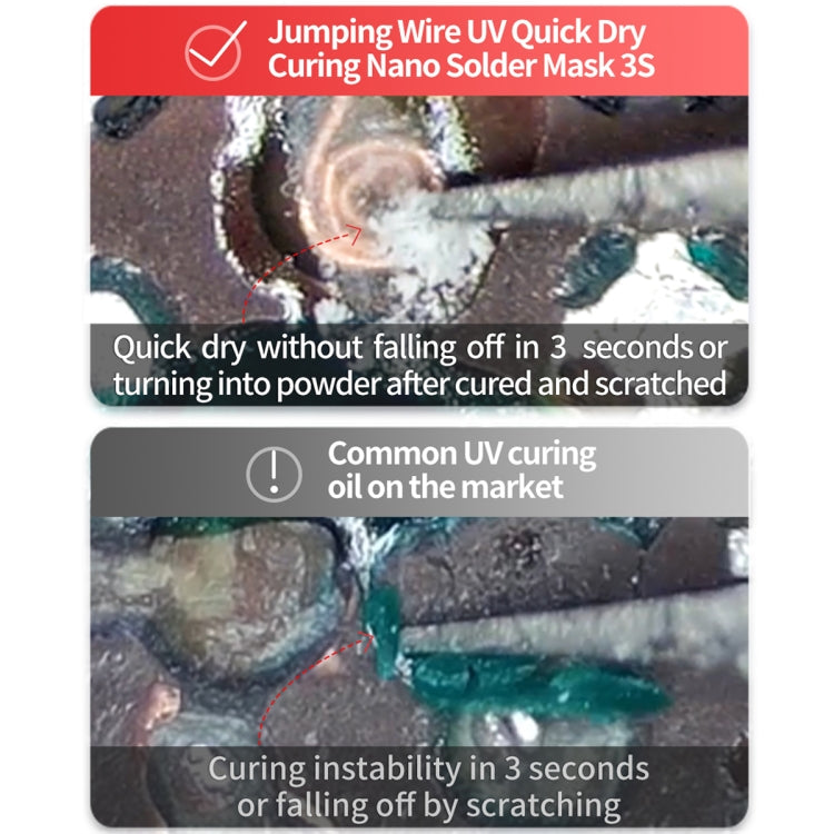 10pcs Qianli MEGA-IDEA Nano Solder Mask 3S Jump Wire UV Dry Fast Curing Glue - Repair Glue Series by QIANLI | Online Shopping South Africa | PMC TechLife | Buy Now Pay Later Mobicred