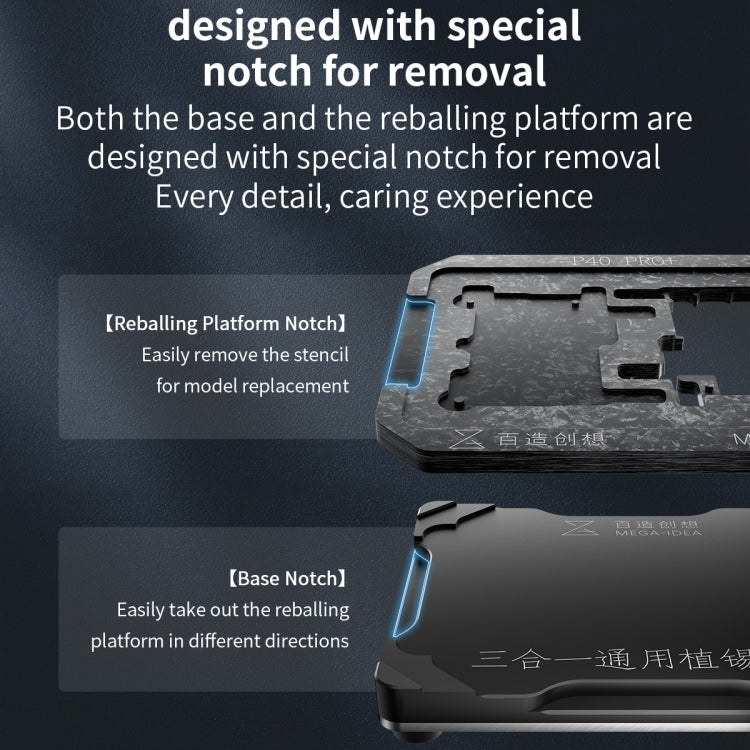 For Xiaomi 11 Pro / 11 Ultra Qianli Mega-idea Multi-functional Middle Frame Positioning BGA Reballing Platform - free shipping - PMC TechLife - Order now!