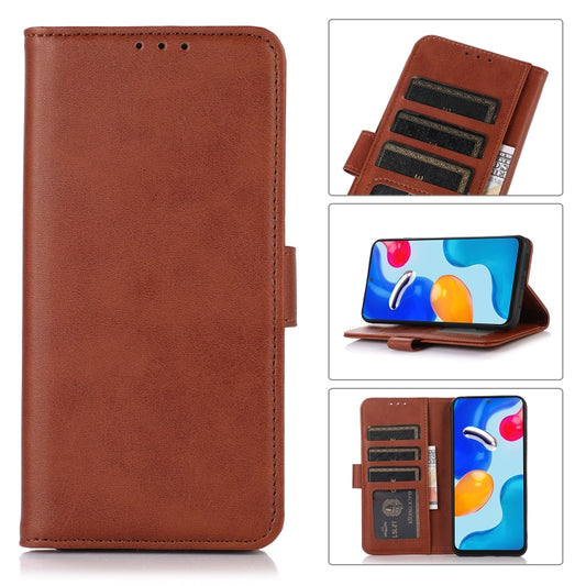 For Nokia C32 Cow Texture Leather Phone Case(Brown) - Nokia Cases by PMC Jewellery | Online Shopping South Africa | PMC Jewellery