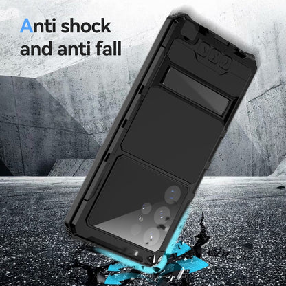 For Samsung Galaxy S23 Ultra 5G R-JUST RJ-56 3rd Gen Life Waterproof Dustproof Shockproof Phone Case(Black) - Galaxy S23 Ultra 5G Cases by R-JUST | Online Shopping South Africa | PMC Jewellery | Buy Now Pay Later Mobicred