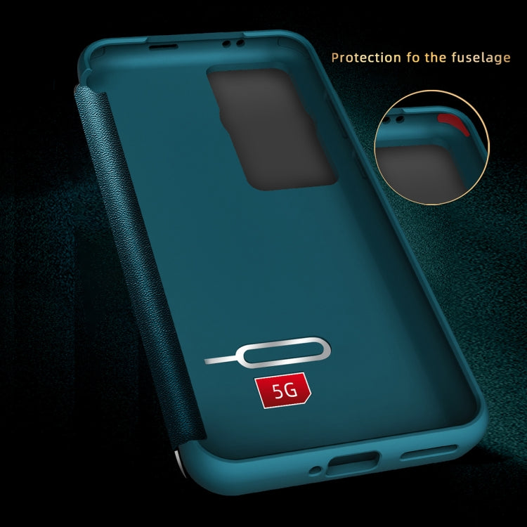 For Huawei P60 Pro Leather + TPU Frame Shockproof Phone Case(Green) - free shipping - PMC TechLife - Order now!
