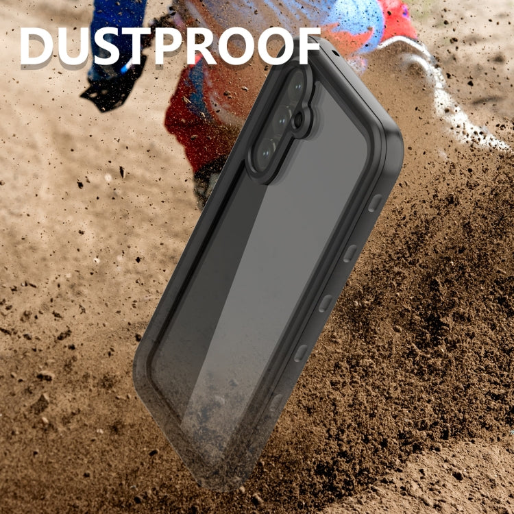 For Samsung Galaxy A54 5G RedPepper Transparent Dot Shockproof Waterproof PC + TPU Phone Case(Black) - free shipping - PMC TechLife - Order now!