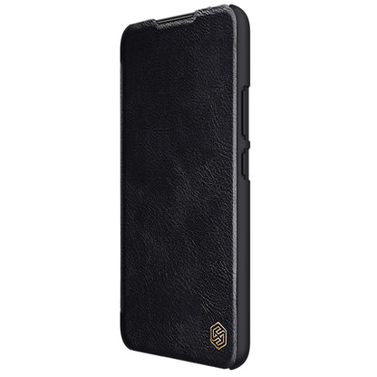 For Samsung Galaxy A34 5G NILLKIN QIN Series Crazy Horse Texture Leather Case(Black) - Galaxy Phone Cases by NILLKIN | Online Shopping South Africa | PMC Jewellery