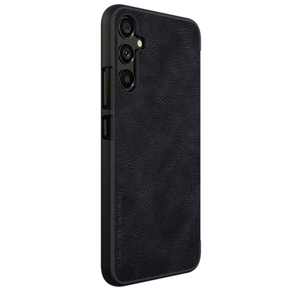 For Samsung Galaxy A34 5G NILLKIN QIN Series Crazy Horse Texture Leather Case(Black) - Galaxy Phone Cases by NILLKIN | Online Shopping South Africa | PMC Jewellery