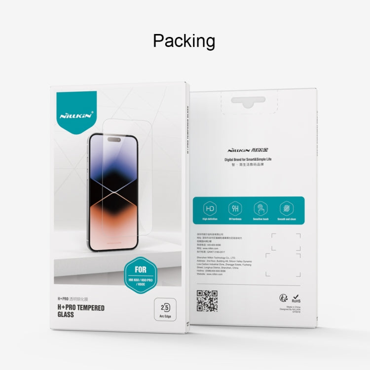 NILLKIN H+Pro 0.2mm 9H Explosion-proof Tempered Glass Film For Xiaomi Redmi K60 / K60 Pro / K60E - Redmi K60 Tempered Glass by NILLKIN | Online Shopping South Africa | PMC Jewellery