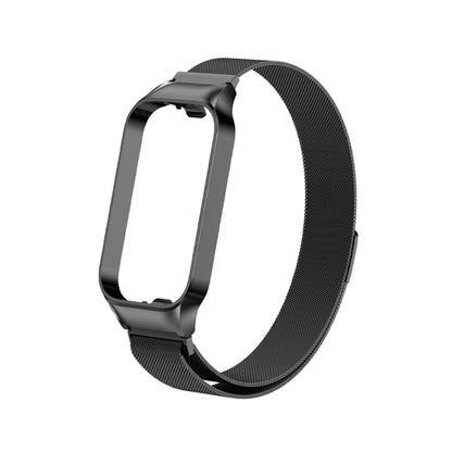 For Redmi Band 2 Milan Magnetic Metal Watch Band(Black) - Smart Wear by PMC Jewellery | Online Shopping South Africa | PMC Jewellery