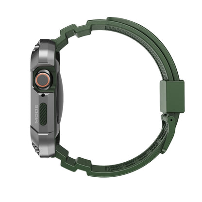 NILLKIN Ruidong Series Alloy + TPU Integrated Watch Band For Apple Watch Series SE 2&6&SE&5&4 44mm(Green) - Watch Bands by NILLKIN | Online Shopping South Africa | PMC Jewellery | Buy Now Pay Later Mobicred