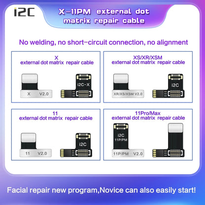 For iPhone 12 mini i2C MC12 SK-BOX Dot-matrix Flex Cable V2.0 - Test Tools by PMC Jewellery | Online Shopping South Africa | PMC Jewellery