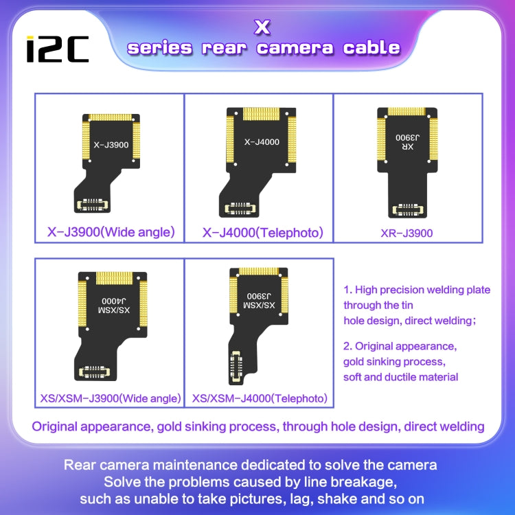 For iPhone 12 J10400 i2C Back Facing Ultra Wide Camera Cable - Flex Cable by PMC TechLife | Online Shopping South Africa | PMC TechLife