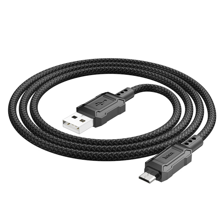 hoco X94 Leader 2.4A USB to Micro USB Charging Data Dable, Length:1m(Gold) - Micro USB Cable by hoco | Online Shopping South Africa | PMC Jewellery