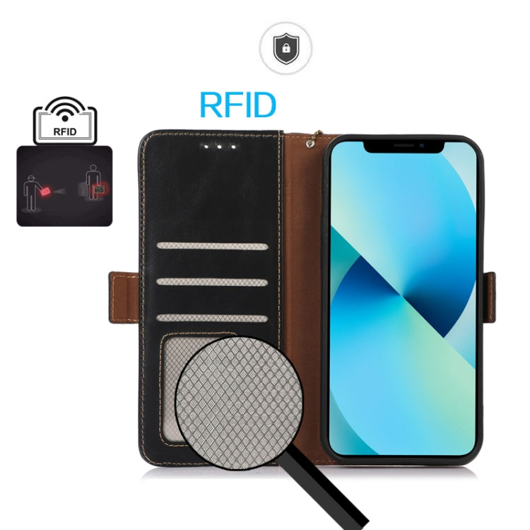 For Xiaomi 13 Ultra Crazy Horse Top Layer Cowhide Leather Phone Case(Black) - Xiaomi Cases by PMC TechLife | Online Shopping South Africa | PMC TechLife | Buy Now Pay Later Mobicred