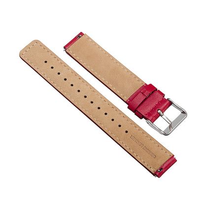 For Huawei Band 7 Glossy Leather Watch Band(Red) - Smart Wear by PMC Jewellery | Online Shopping South Africa | PMC Jewellery