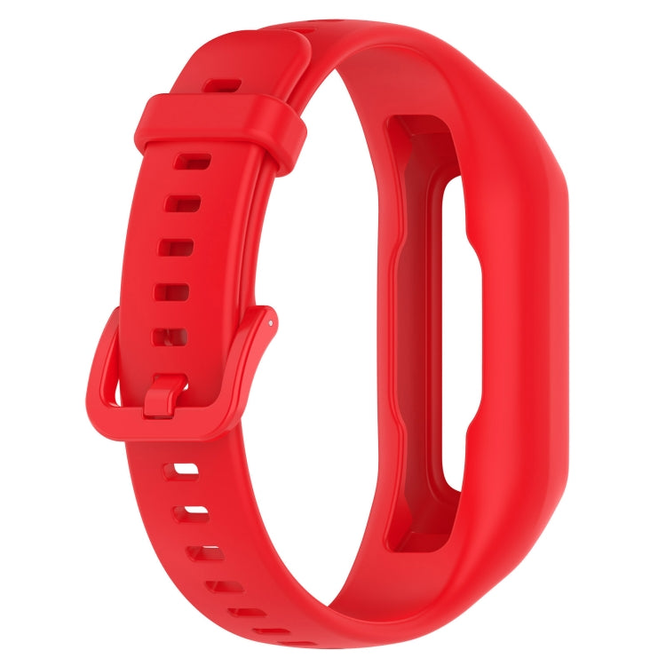 For Keep Band B2 Solid Color Integrated Silicone Watch Band(Red) - Smart Wear by PMC TechLife | Online Shopping South Africa | PMC TechLife