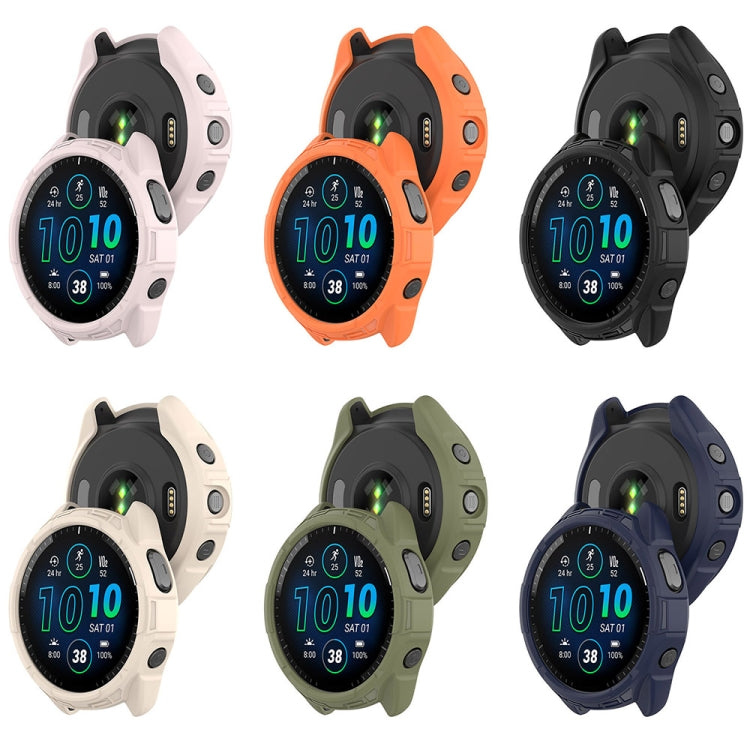 For Garmin Forerunner 965 Armor Hollow Watch Protective Case(Midnight Blue) - Watch Cases by PMC Jewellery | Online Shopping South Africa | PMC Jewellery