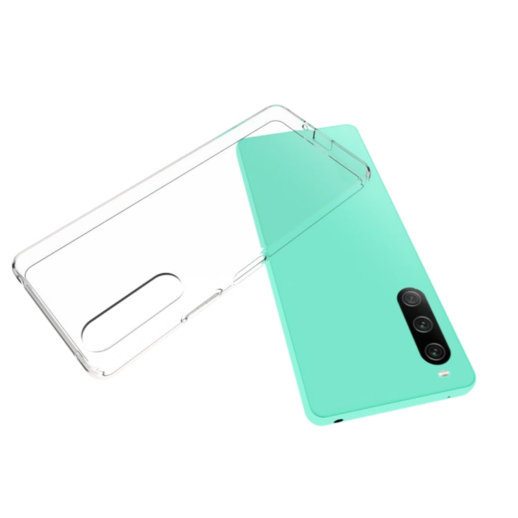 For Sony Xperia 10 V Waterproof Texture TPU Phone Case(Transparent) - Sony Cases by PMC Jewellery | Online Shopping South Africa | PMC Jewellery