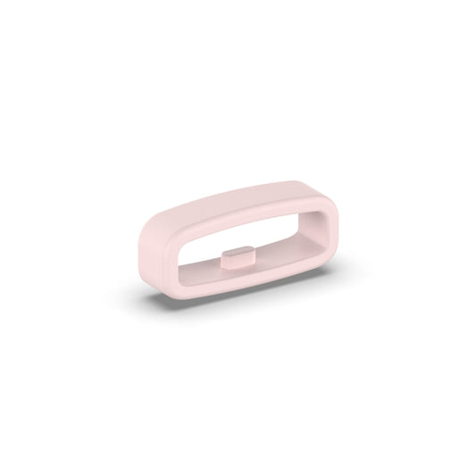 20mm 10pcs Universal Watch Band Fixed Silicone Ring Safety Buckle(Light Pink) -  by PMC Jewellery | Online Shopping South Africa | PMC Jewellery