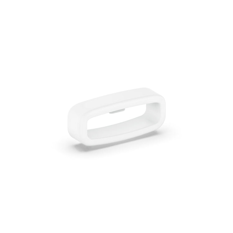 22mm 10pcs Universal Watch Band Fixed Silicone Ring Safety Buckle(White) -  by PMC TechLife | Online Shopping South Africa | PMC TechLife