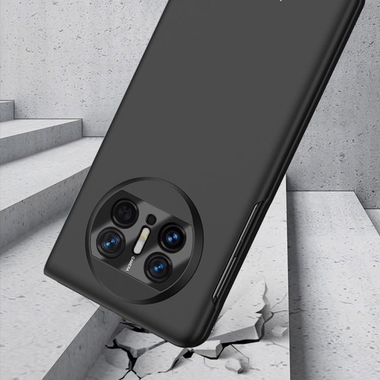 For Huawei Mate X3 GKK Peep-proof Integrated Ultra-thin Full Coverage Phone Flip Case(Black) - Huawei Cases by GKK | Online Shopping South Africa | PMC TechLife | Buy Now Pay Later Mobicred