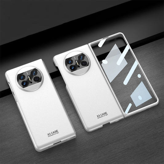 For Huawei Mate X3 GKK Integrated Ultra-thin Full Coverage Phone Flip Case(Silver) - Huawei Cases by GKK | Online Shopping South Africa | PMC Jewellery | Buy Now Pay Later Mobicred