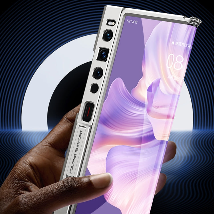 For Huawei Mate Xs 2 GKK Integrated Magnetic Folding Metal Full Coverage Phone Case(White) - Huawei Cases by GKK | Online Shopping South Africa | PMC Jewellery