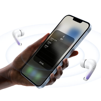 USAMS XD19 ENC Dual Wheat Noise Reduction TWS In-Ear Wireless Bluetooth Earphone(White) - TWS Earphone by USAMS | Online Shopping South Africa | PMC Jewellery | Buy Now Pay Later Mobicred