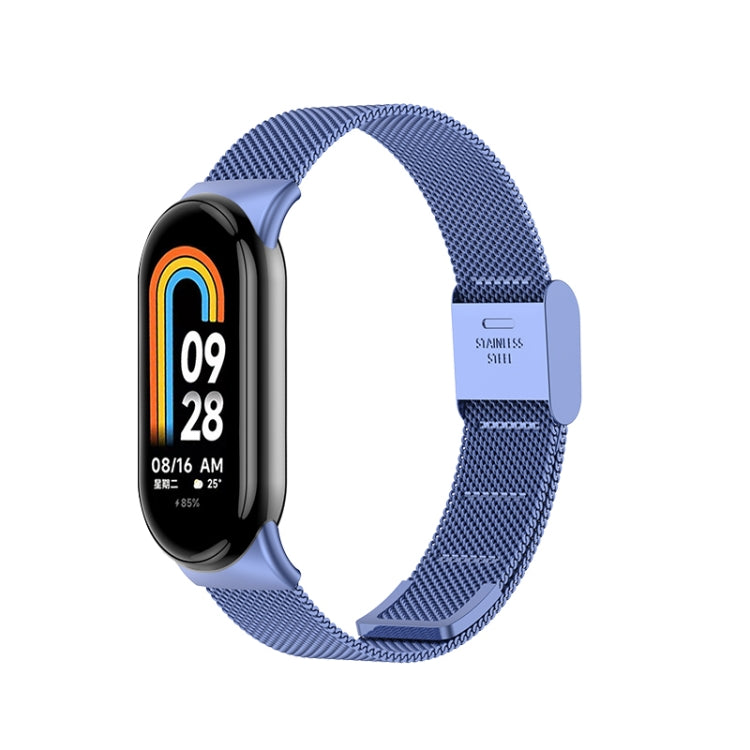 For Xiaomi Mi Band 8 Milanese Buckle Metal Watch Band(Midnight Blue) -  by PMC Jewellery | Online Shopping South Africa | PMC Jewellery