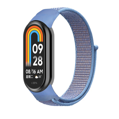 For Xiaomi Mi Band 8 Loop Nylon Replacement Watch Band(Blue) -  by PMC Jewellery | Online Shopping South Africa | PMC Jewellery