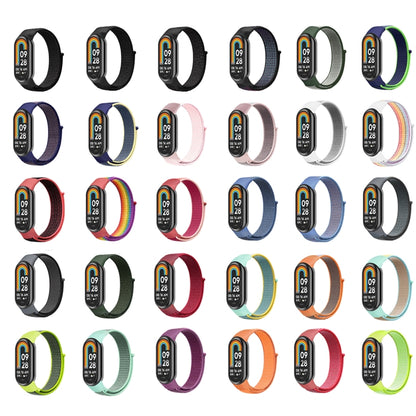 For Xiaomi Mi Band 8 Loop Nylon Replacement Watch Band(Bright Yellow) -  by PMC Jewellery | Online Shopping South Africa | PMC Jewellery