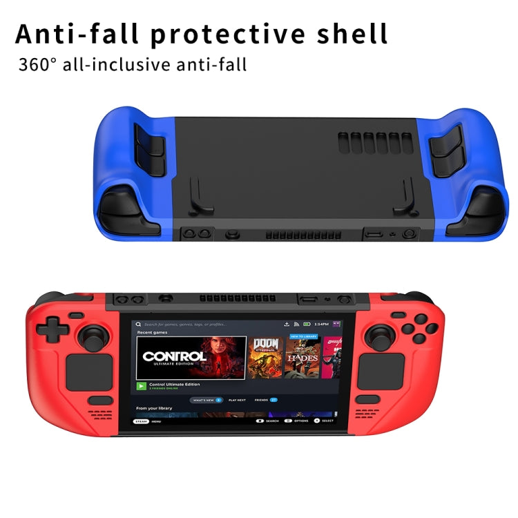 GKK For Steam Deck Color Contrast Anti-fall Game Console Case(Blue) - free shipping - PMC TechLife - Order now!