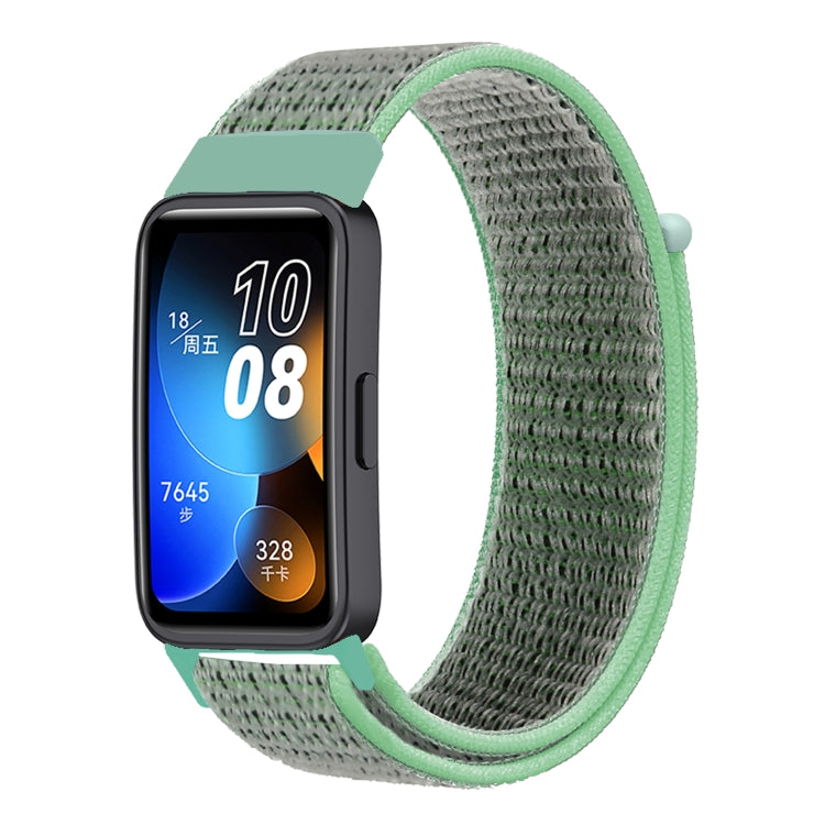 For Huawei Band 8 16mm Woven Nylon Loop Watch Band(Blue Sea) - Watch Bands by PMC TechLife | Online Shopping South Africa | PMC TechLife