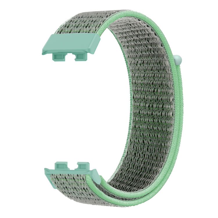 For Huawei Band 8 16mm Woven Nylon Loop Watch Band(Blue Sea) - Watch Bands by PMC TechLife | Online Shopping South Africa | PMC TechLife