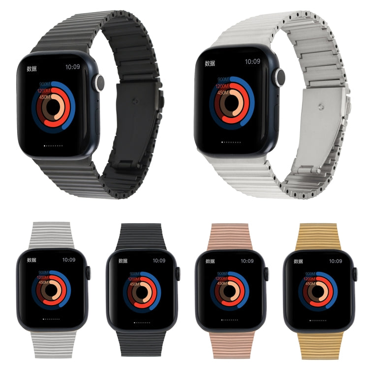 Ocean Metal Replacement Watch Band For  Apple Watch 5 40mm(Rose Gold) -  by PMC TechLife | Online Shopping South Africa | PMC TechLife