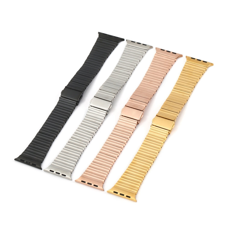 Ocean Metal Replacement Watch Band For Apple Watch 8 45mm(Rose Gold) -  by PMC TechLife | Online Shopping South Africa | PMC TechLife