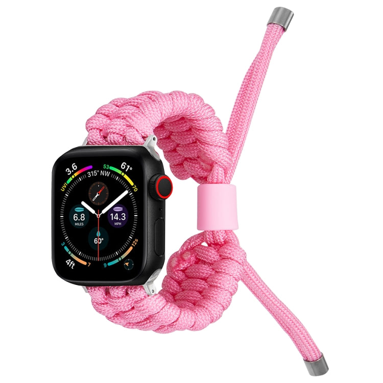 Stretch Plain Silicone Bean Watch Band For Apple Watch Ultra 49mm(Light Pink) -  by PMC TechLife | Online Shopping South Africa | PMC TechLife